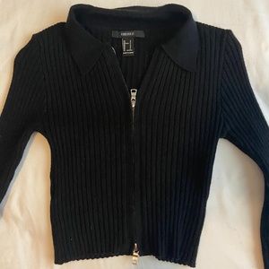 Collared Zip-Up long sleeve
